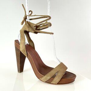 Similar to Stella McCartney 'Rhea'! Marc O'Polo Tan Suede Sandal - Gorgeous!